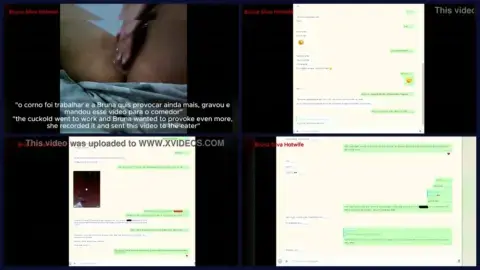 Bruna Silva Hotwife – Chamou comedor em casa enquanto o corno trabalhava – Com legenda em inglês e português