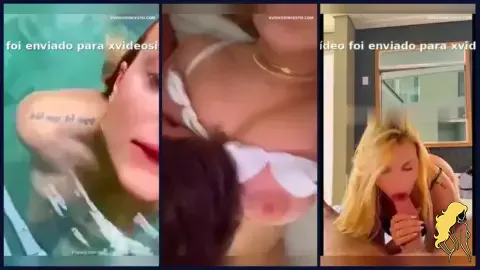 Sarah Estanislau fazendo sexo oral em sua estreia pornográfica brasileira