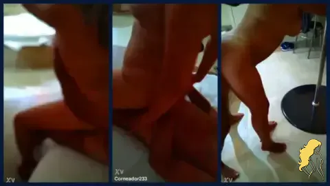 Casal tem momento íntimo a sós